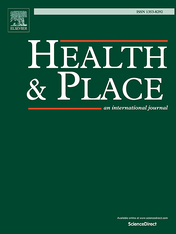 Call for Paper:  Health & Place special issue on "Aging in Place and Space"
